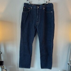 Levi's Deep Blue Straight Leg Jeans